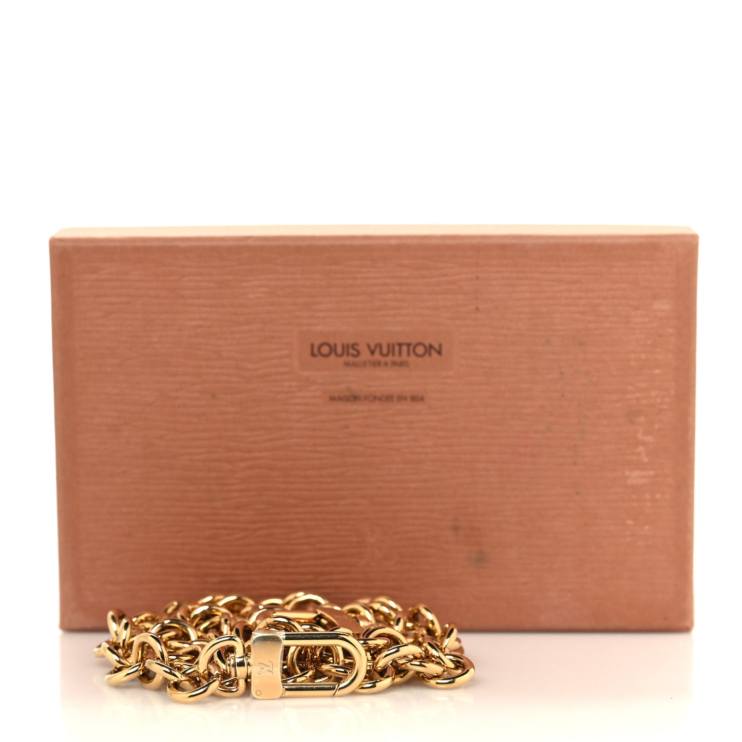 Metal Chain Shoulder Strap Gold