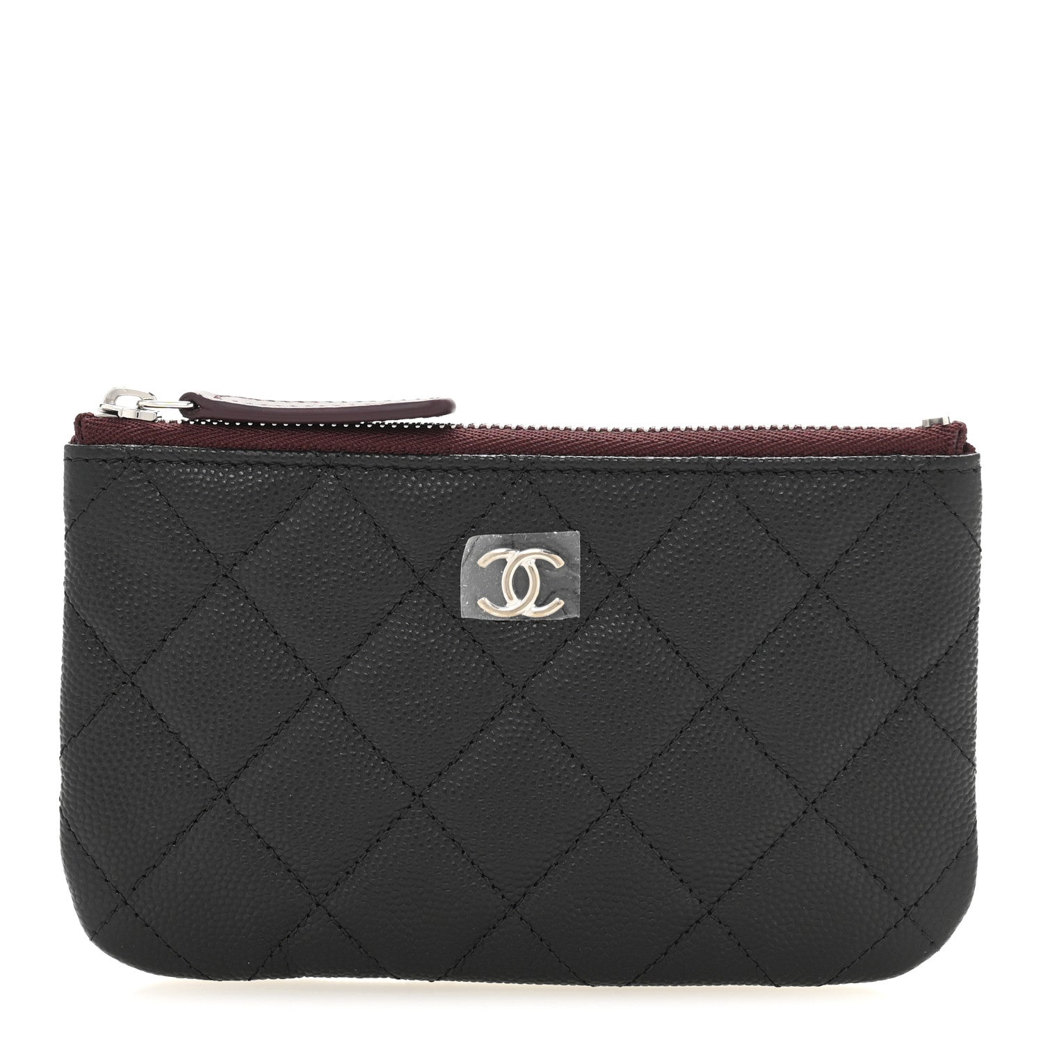 Chanel Caviar Quilted Small Cosmetic Case Black 1 of 8