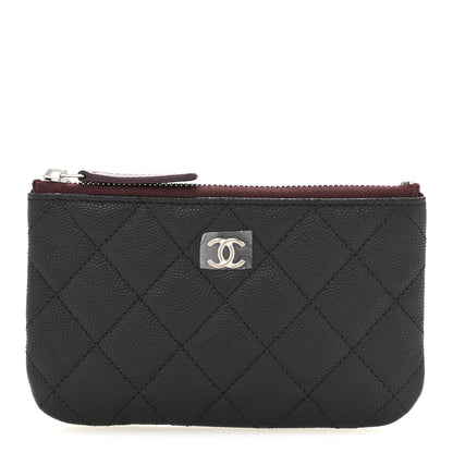 Chanel Caviar Quilted Small Cosmetic Case Black 1 of 8