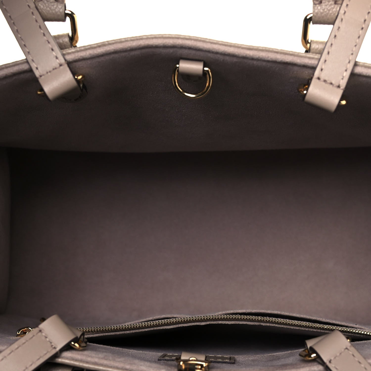 Louis Vuitton Empreinte Monogram Giant Onthego MM Tourterelle Creme 5 of 10