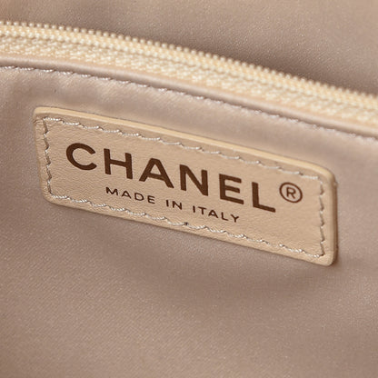 Chanel Caviar Quilted Grand Shopping Tote GST Beige Clair 8 of 21