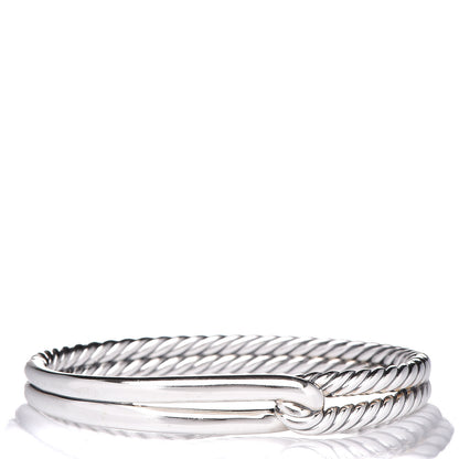 David Yurman Sterling Silver 10mm Single Loop Labyrinth Bracelet 1 of 5