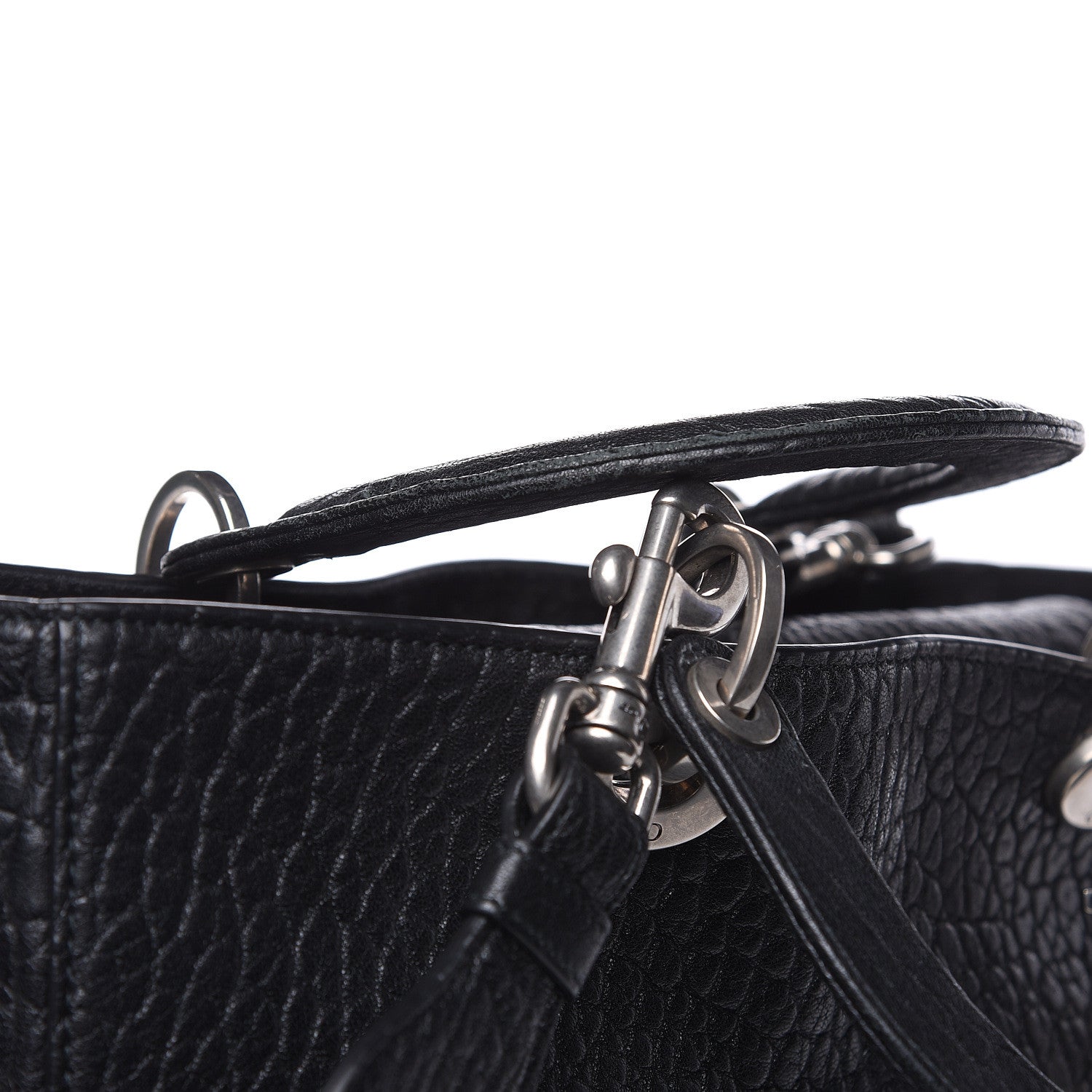 Christian Dior Canyon Grained Lambskin Large Lady Dior Black 15 of 15