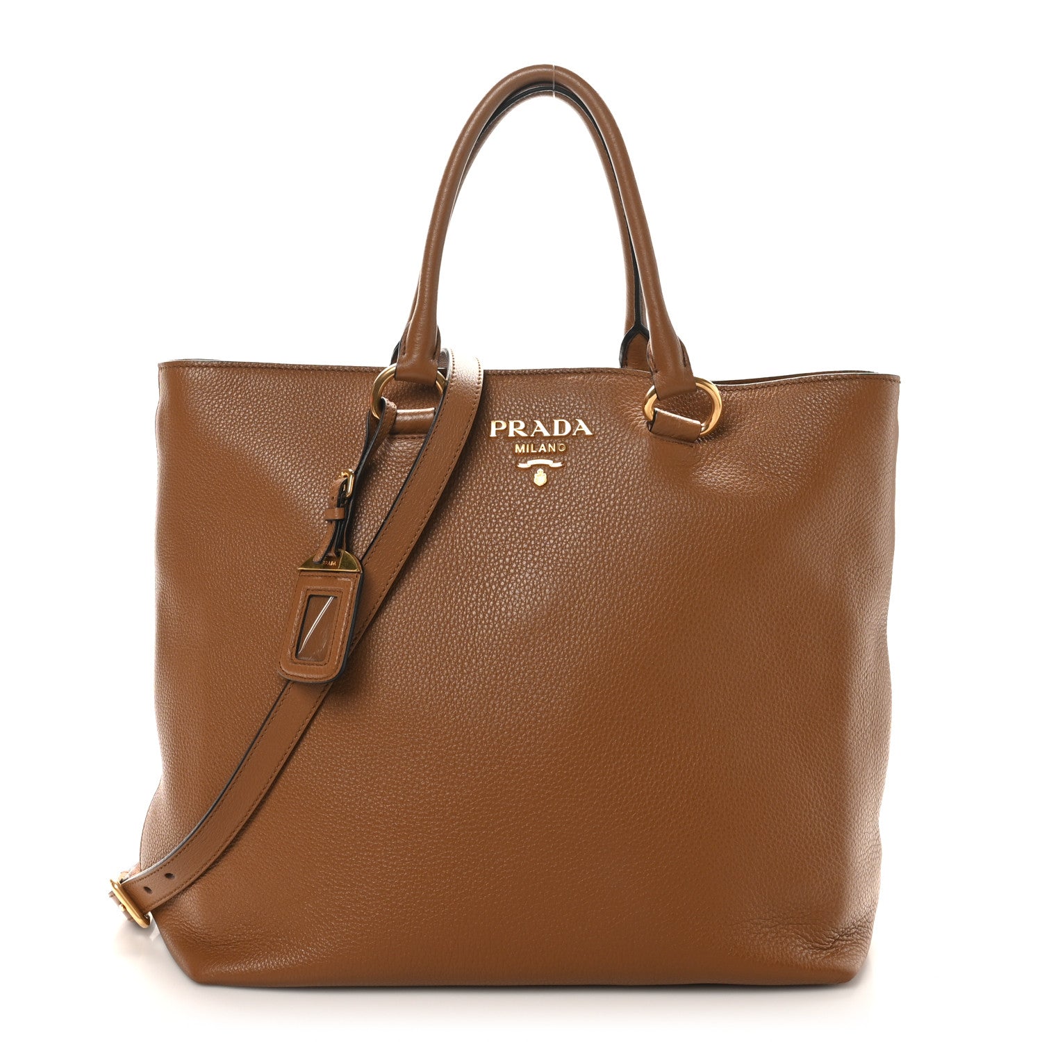 Prada Vitello Phenix Tote Cannella 1 of 9