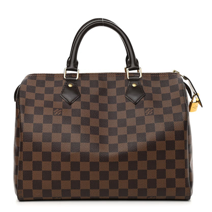 Louis Vuitton Damier Ebene Speedy 30 1 of 10