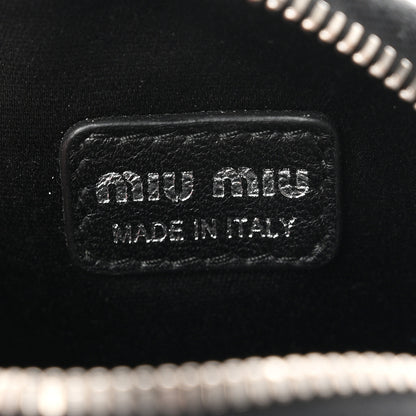 Miu Miu Raso Crystal Starlight Nano Circle Mini Bag Black 5 of 9