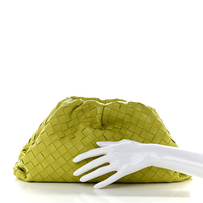 Bottega Veneta Nappa Maxi Intrecciato The Pouch Oversized Clutch Kiwi 2 of 7