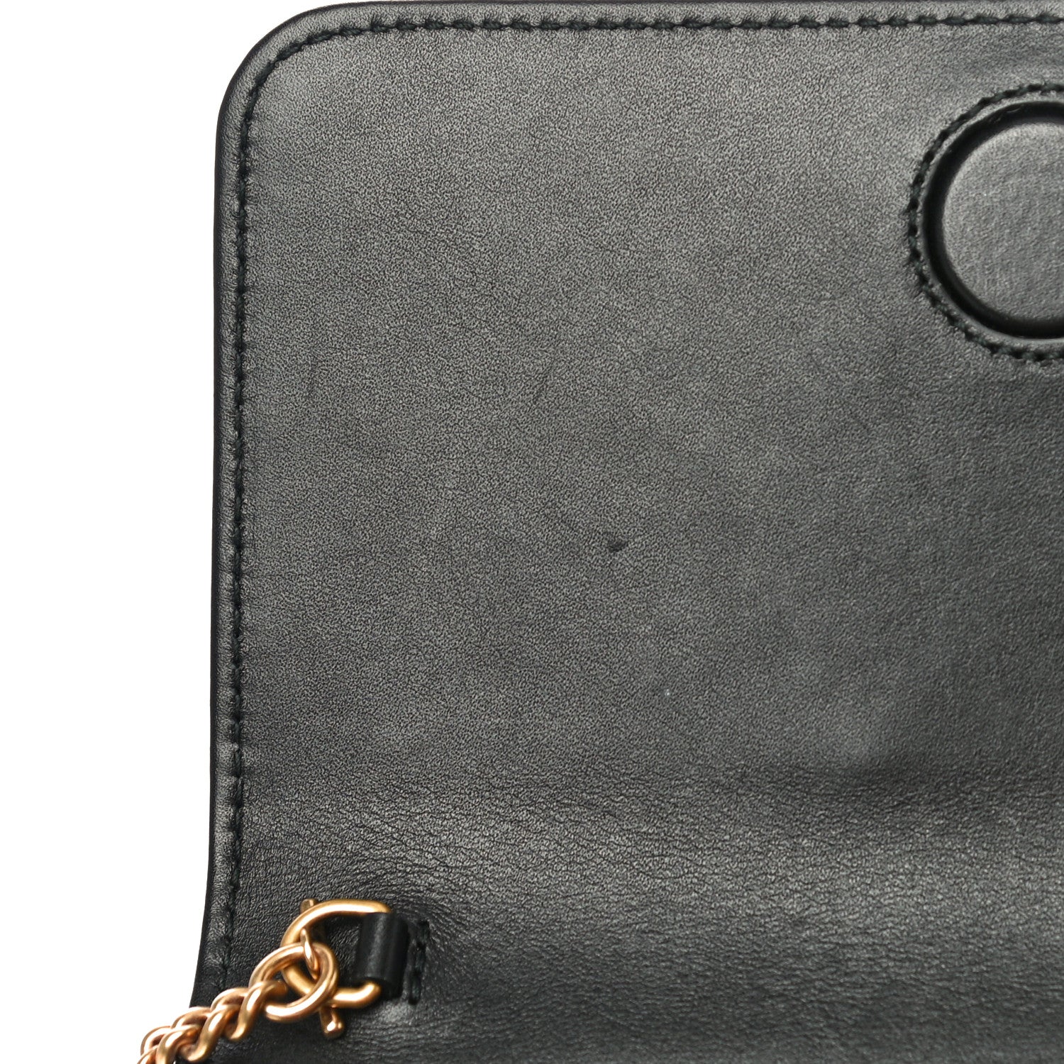 Gucci Calfskin Matelasse Mini Animal Studs GG Marmont Bag Black 11 of 12