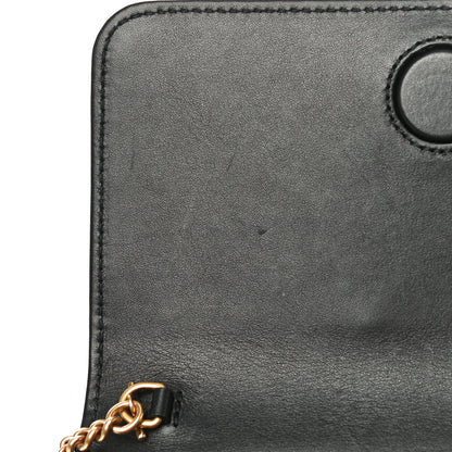 Gucci Calfskin Matelasse Mini Animal Studs GG Marmont Bag Black 11 of 12