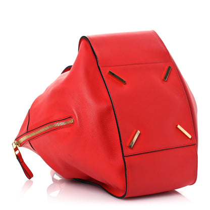 Loewe Calfskin Medium Hammock Shoulder Bag Scarlet Red 4 of 17