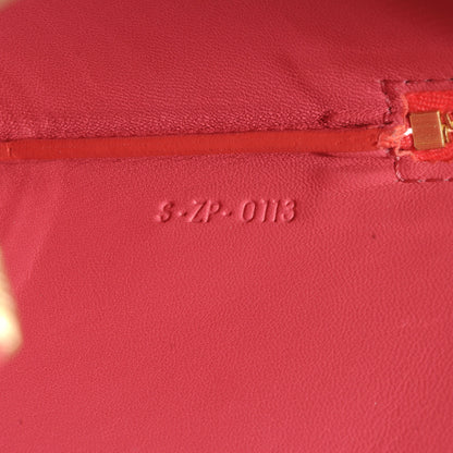 Celine Lambskin Bi-Color Solo Clutch Rust 8 of 10