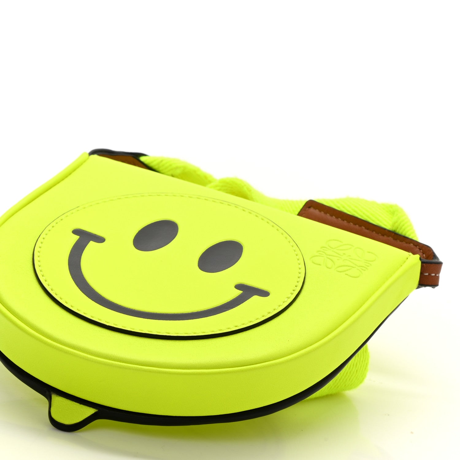 Loewe Smooth Calfskin Smiley Small Heel Crossbody Bag Neon Yellow 8 of 8