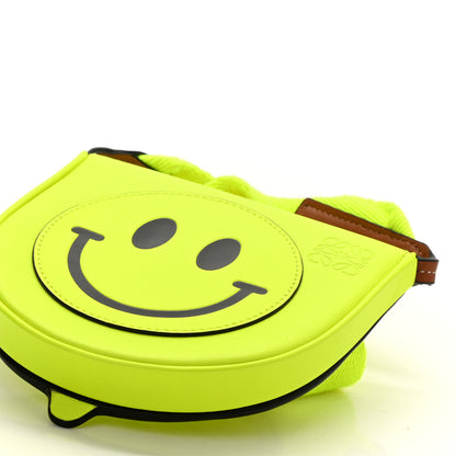 Loewe Smooth Calfskin Smiley Small Heel Crossbody Bag Neon Yellow 8 of 8