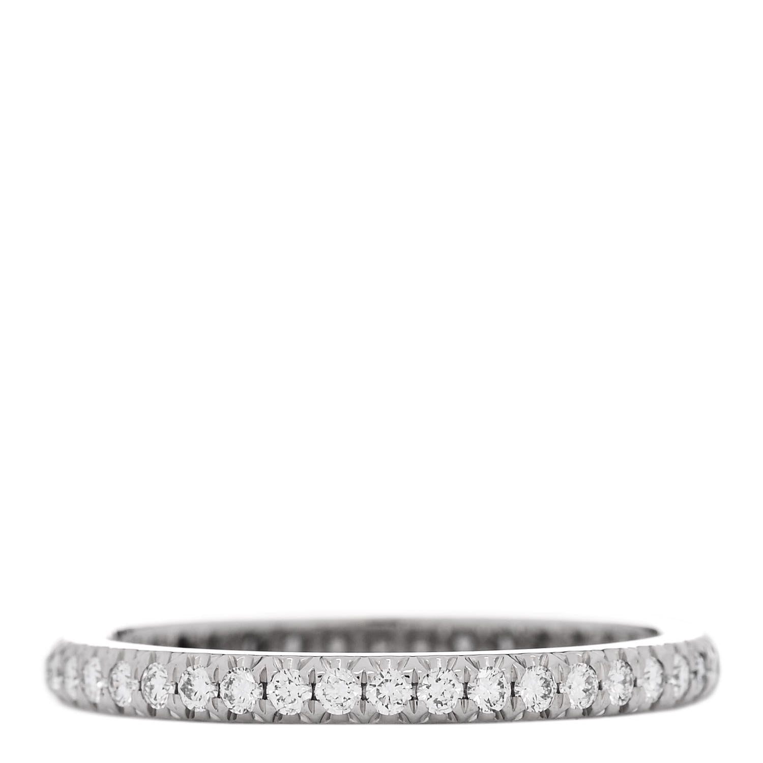 Tiffany Platinum Diamond Soleste Eternity Band Ring 52 6 3 of 4