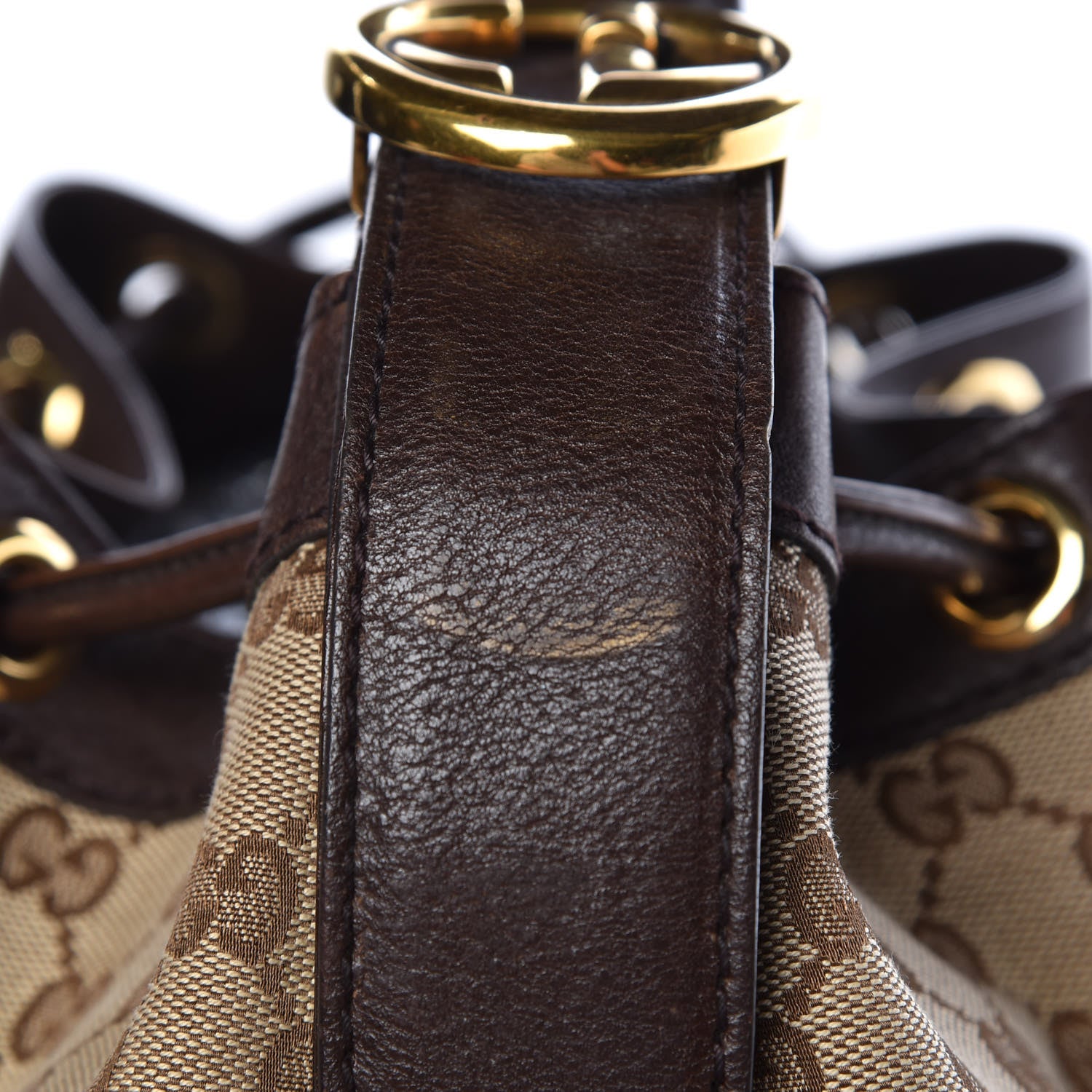 Gucci Monogram Medium Interlocking Icon Shoulder Bag Dark Brown 11 of 15