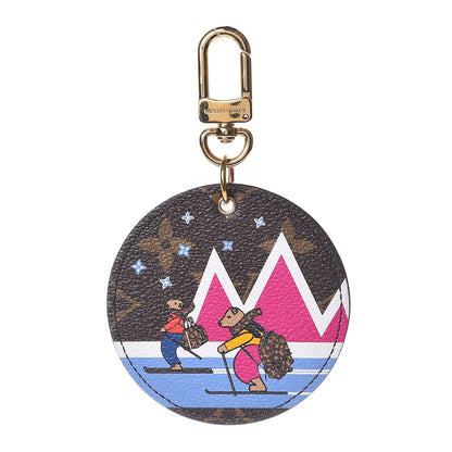 Louis Vuitton Monogram 2018 Christmas Animation Bears Bag Charm Key Ring 1 of 4