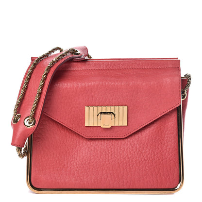 Chloe Grained Calfskin Sally Flap Bag Red 1 of 10