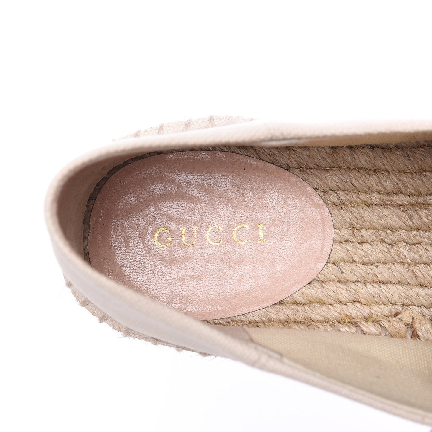 Canvas Logo Lace-Up Platform Espadrilles 39.5 Greggio Grege
