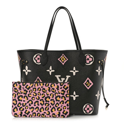 Louis Vuitton Monogram Giant Wild at Heart Neverfull MM Black 1 of 9