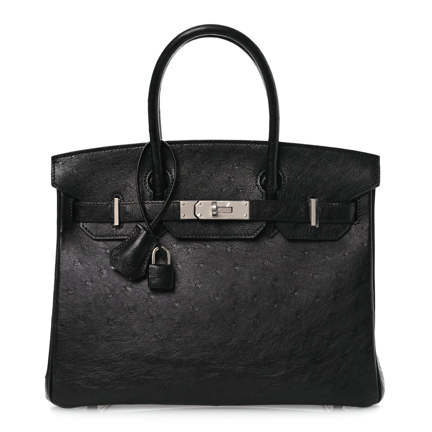 Ostrich Birkin 30 Black