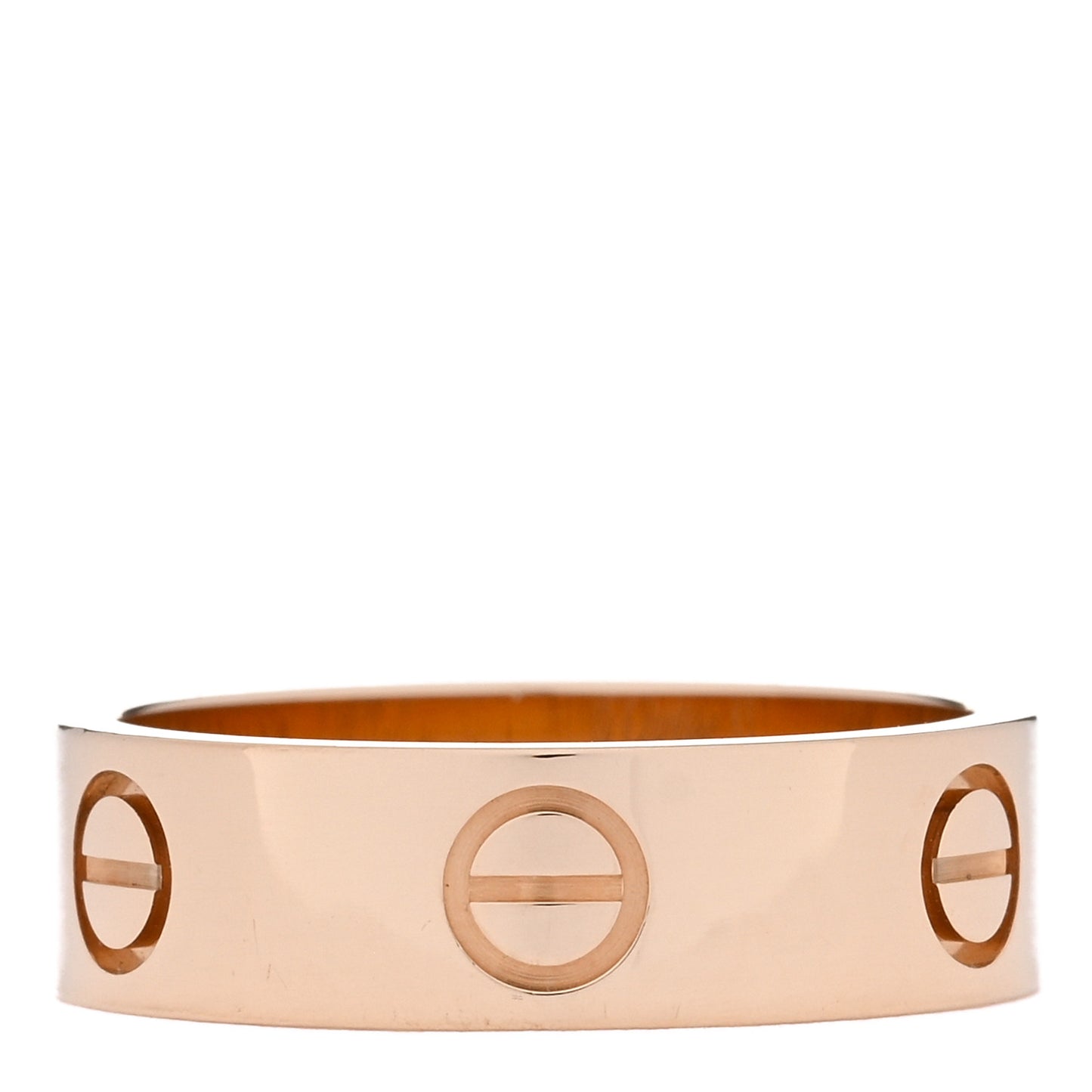 18K Yellow Gold 5.5mm LOVE Ring 53 6.5