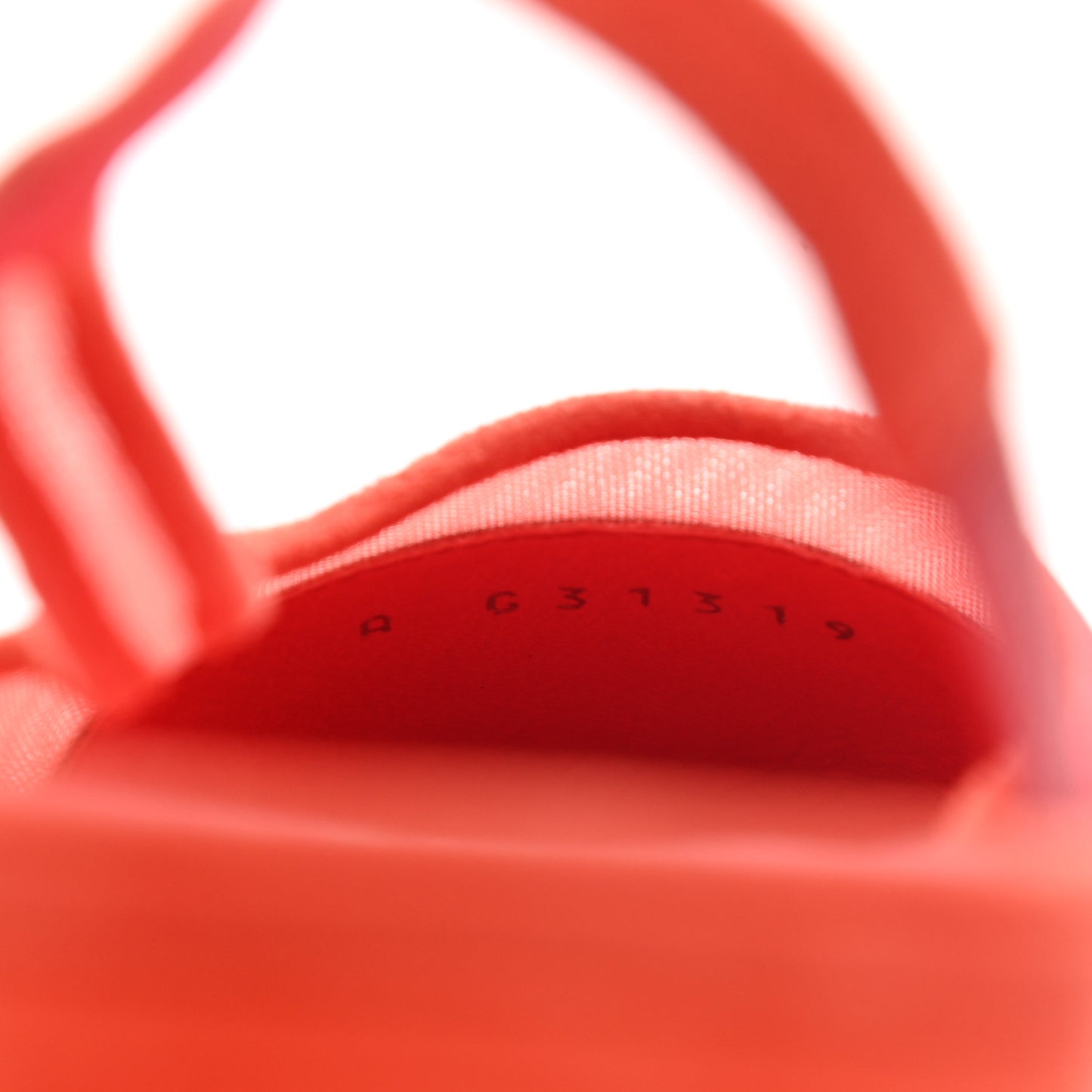 Mesh Suede Cap Toe CC Slingback Sandals 37 Orange