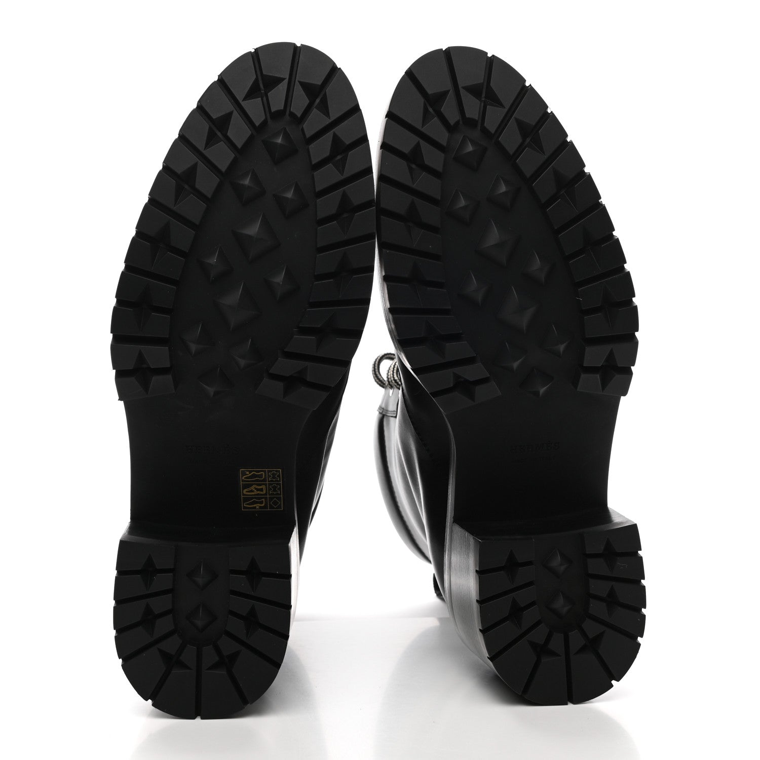 Hermes Calfskin Bridge Ankle Boots 40 Black 5 of 9