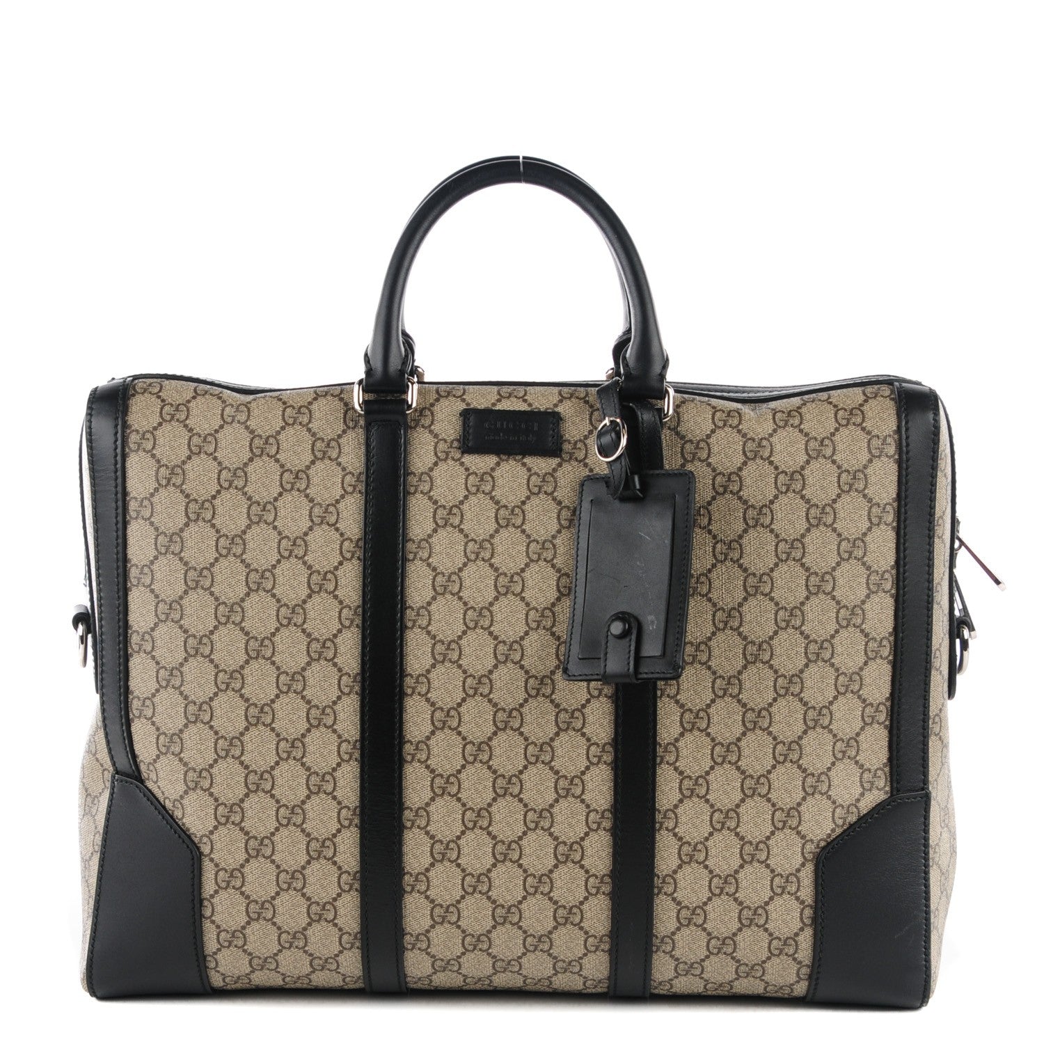 Gucci GG Supreme Monogram Eden Briefcase Black 1 of 7