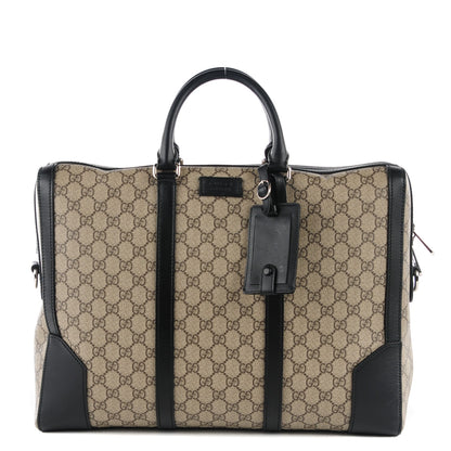 Gucci GG Supreme Monogram Eden Briefcase Black 1 of 7
