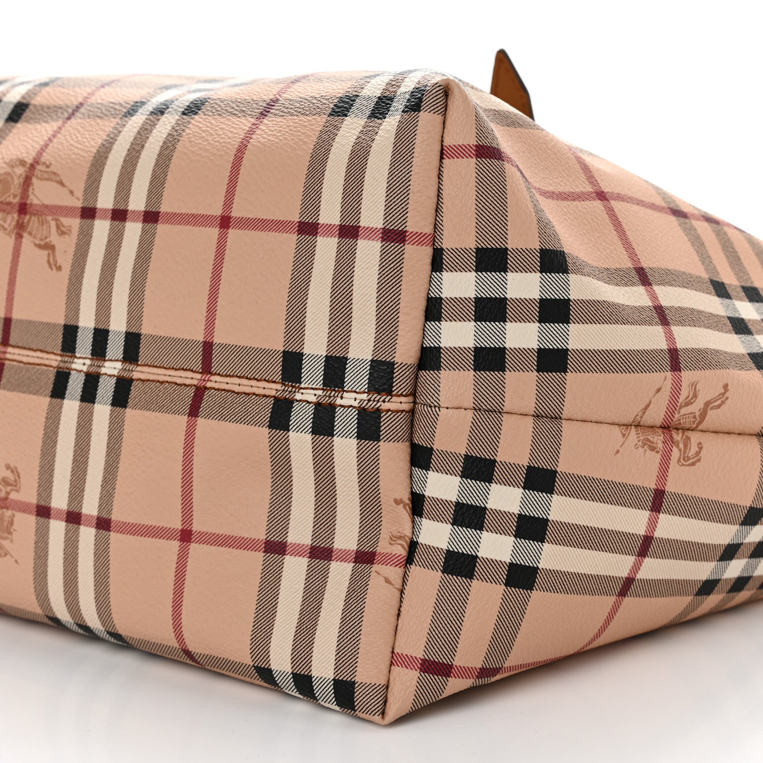 Burberry Haymarket Check Medium Salisbury Tote Camel 11 of 11