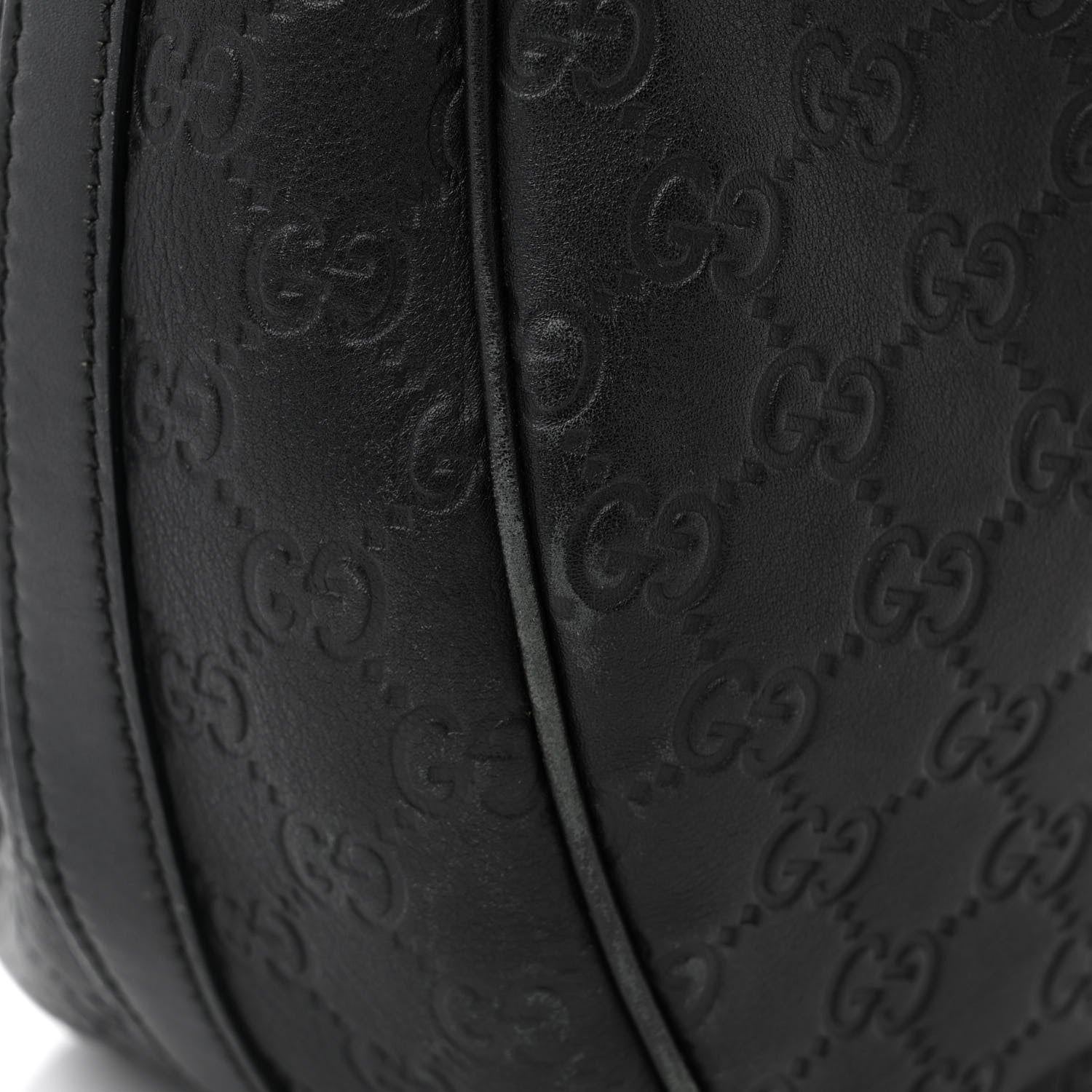 Gucci Guccissima Large GG Twins Hobo Black 12 of 13