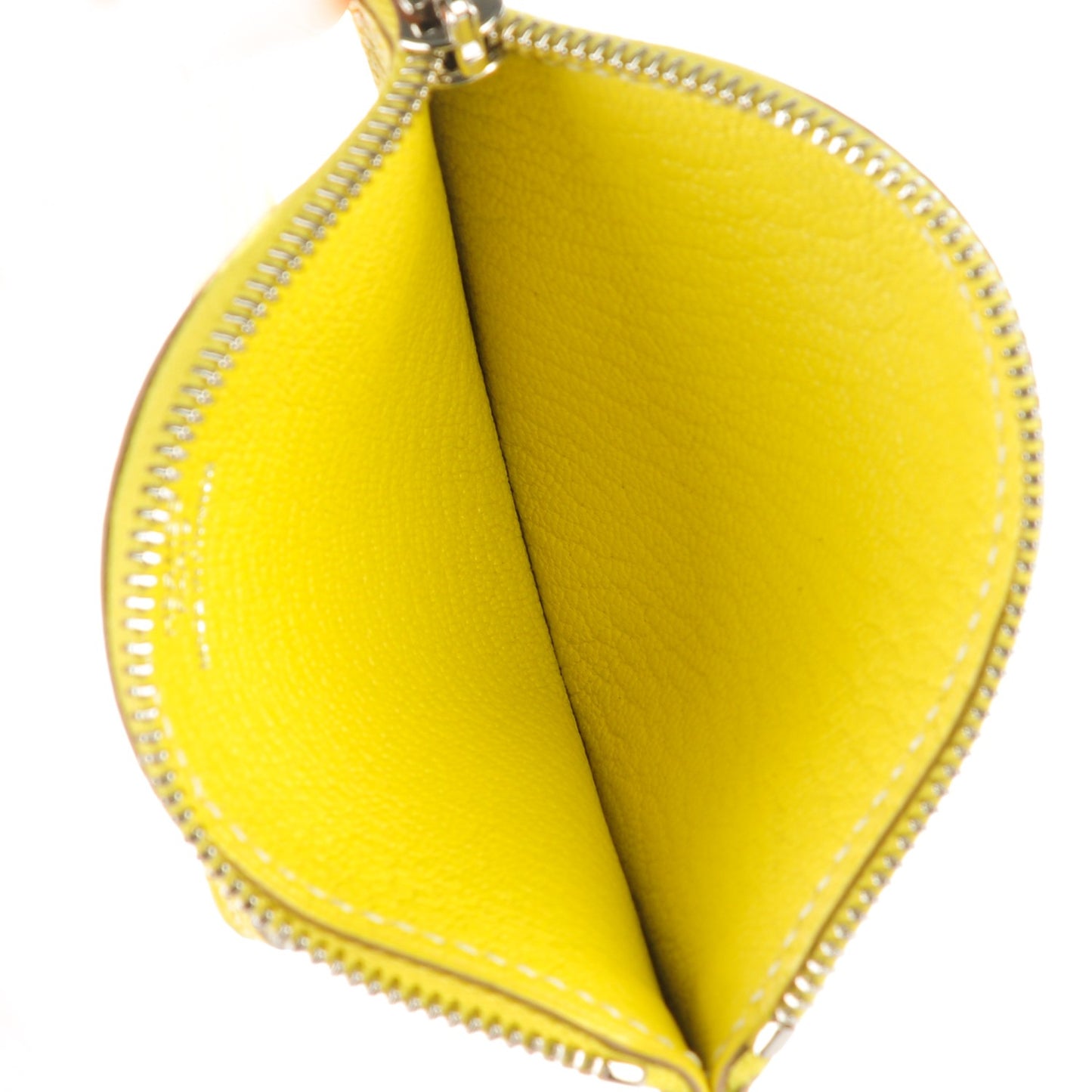 Chevre Mysore Tutti Frutti Citron Coin Purse Charm Lime