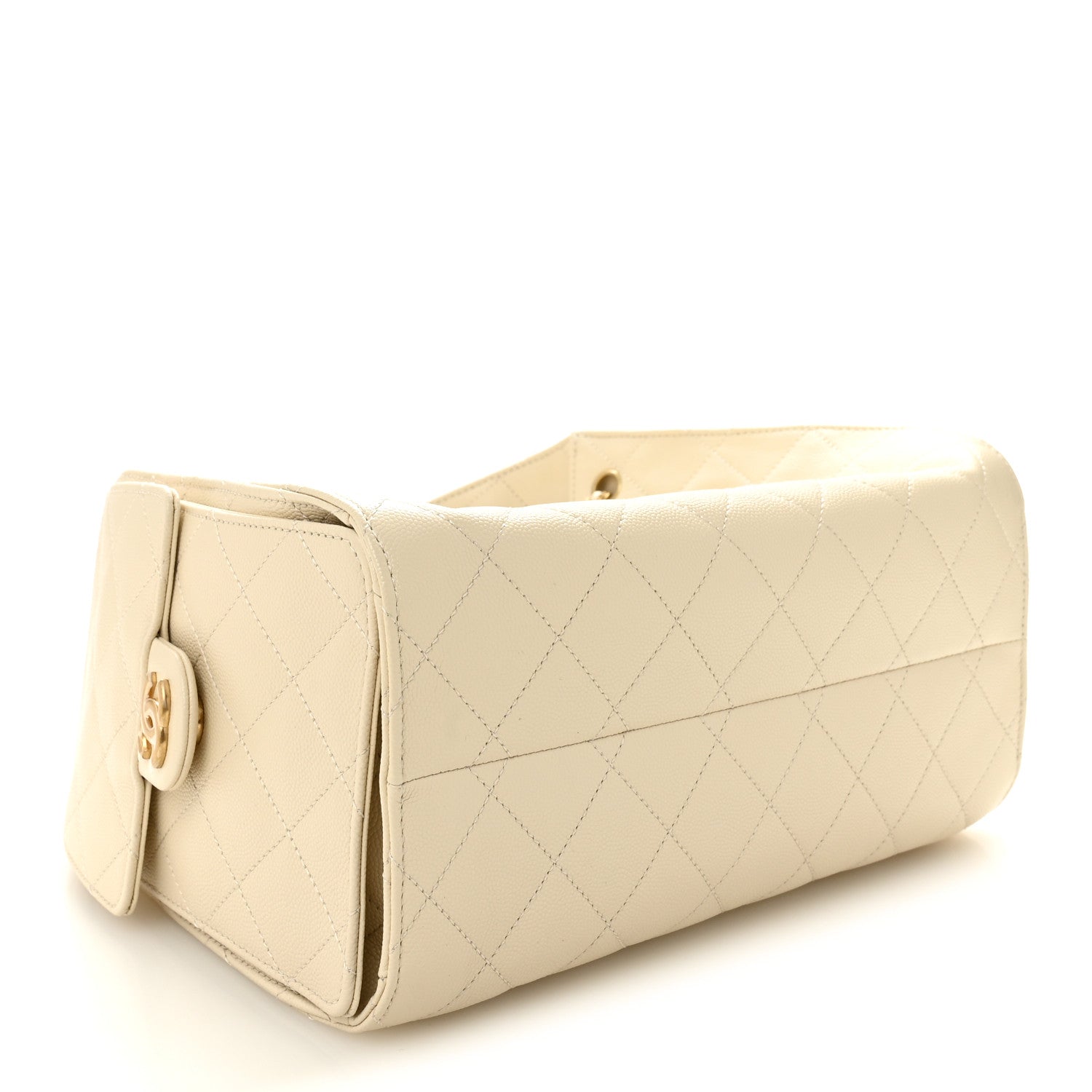 Chanel Caviar Quilted Small Chanel 25 Handbag Light Beige 4 of 11
