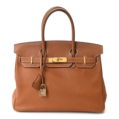 Hermes Fjord Birkin 30 Gold 1 of 10