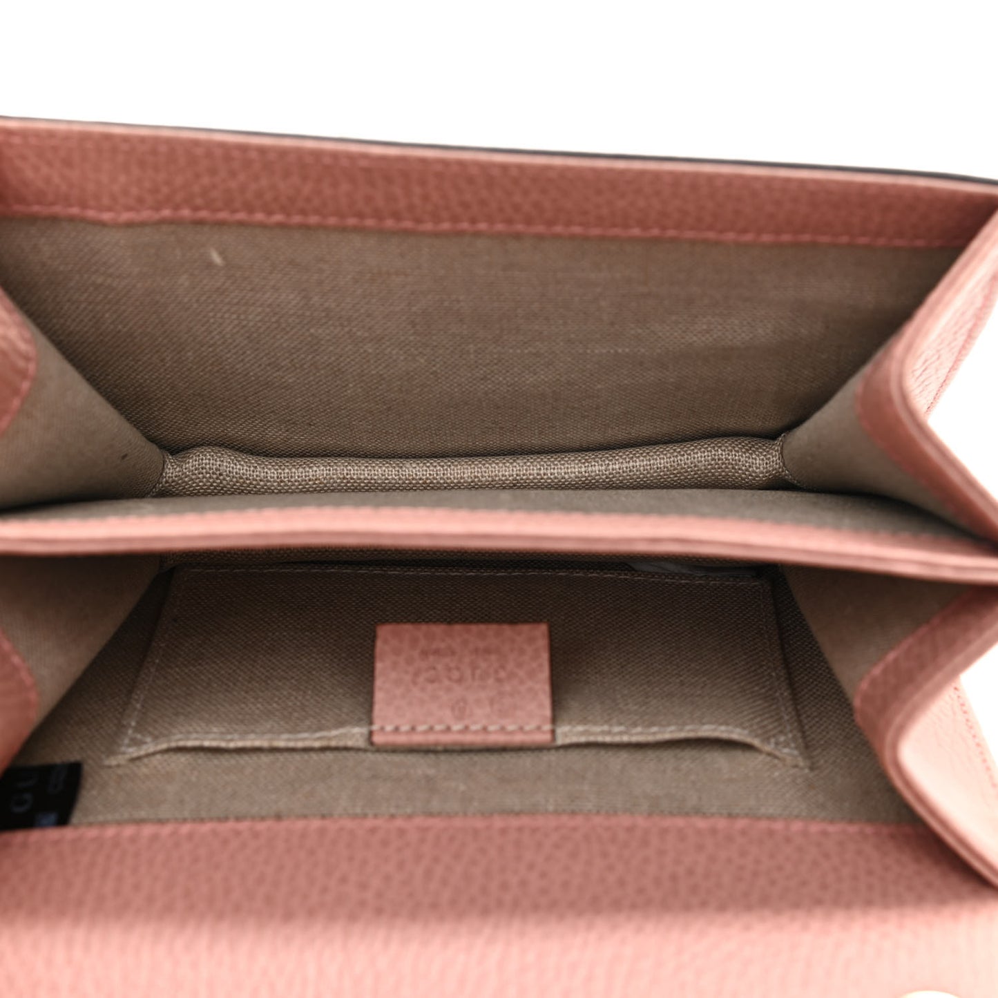 Dollar Calfskin Small Interlocking G Shoulder Bag Soft Pink