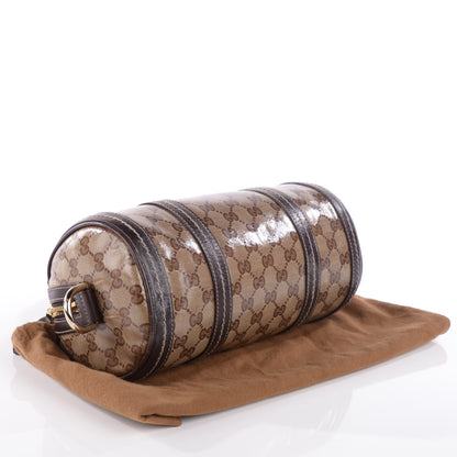 Gucci Crystal Monogram Duchessa Small Boston Bag Brown 4 of 9