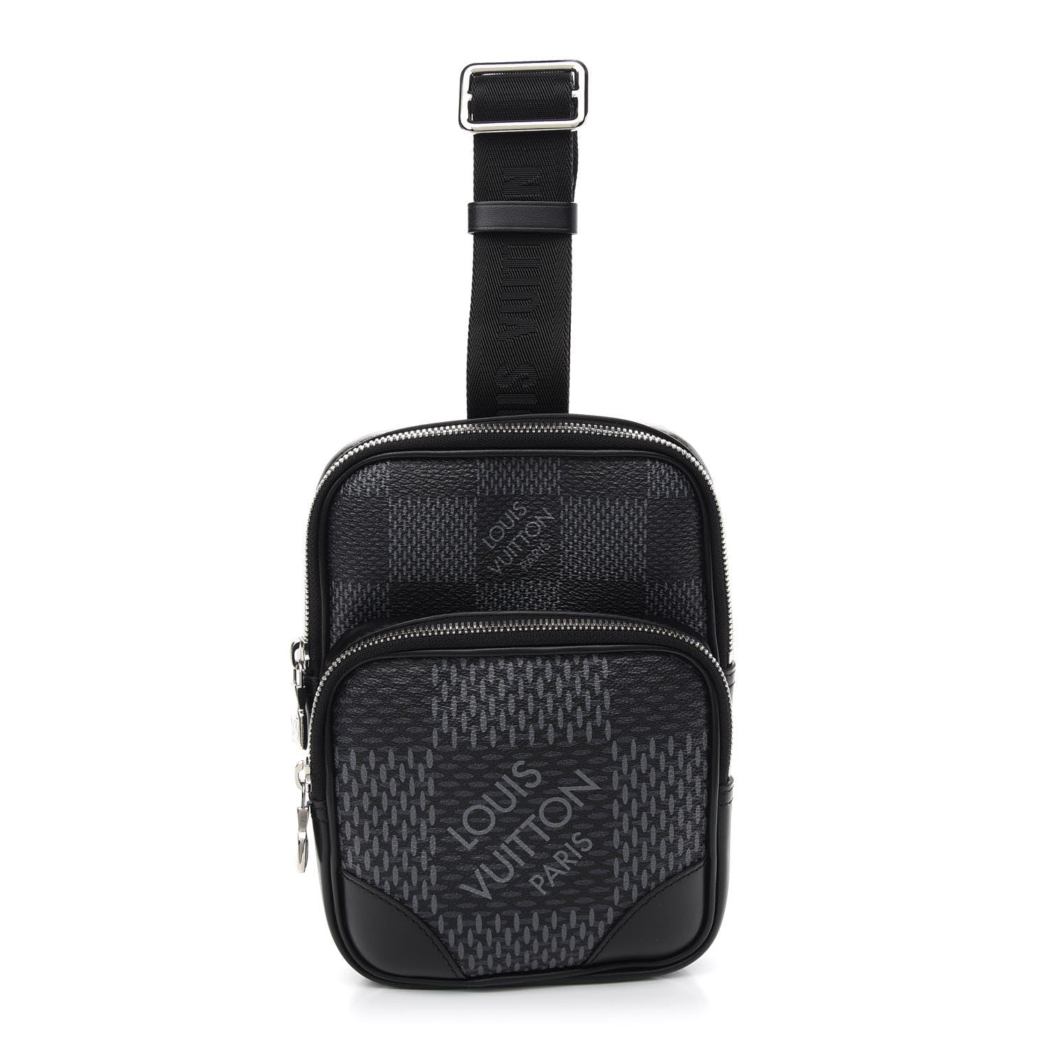 Louis Vuitton Damier Graphite 3D Amazone Sling Bag Black 1 of 9