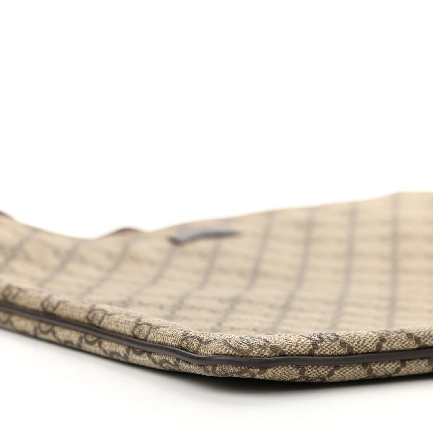 Gucci GG Supreme Monogram Medium Flat Messenger Bag Dark Brown 8 of 12