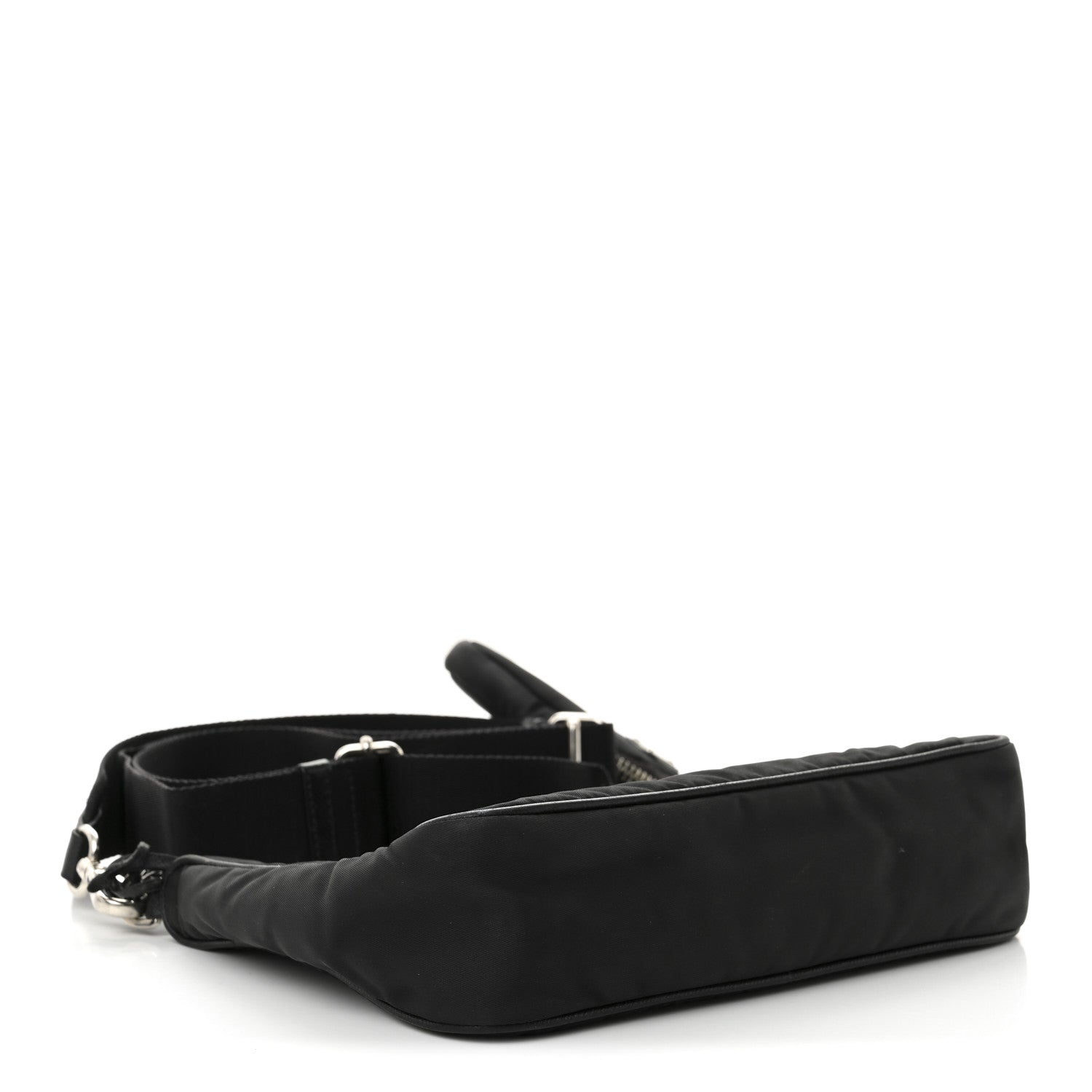 Prada Nylon Re-Edition 2005 Shoulder Bag Black 4 of 11