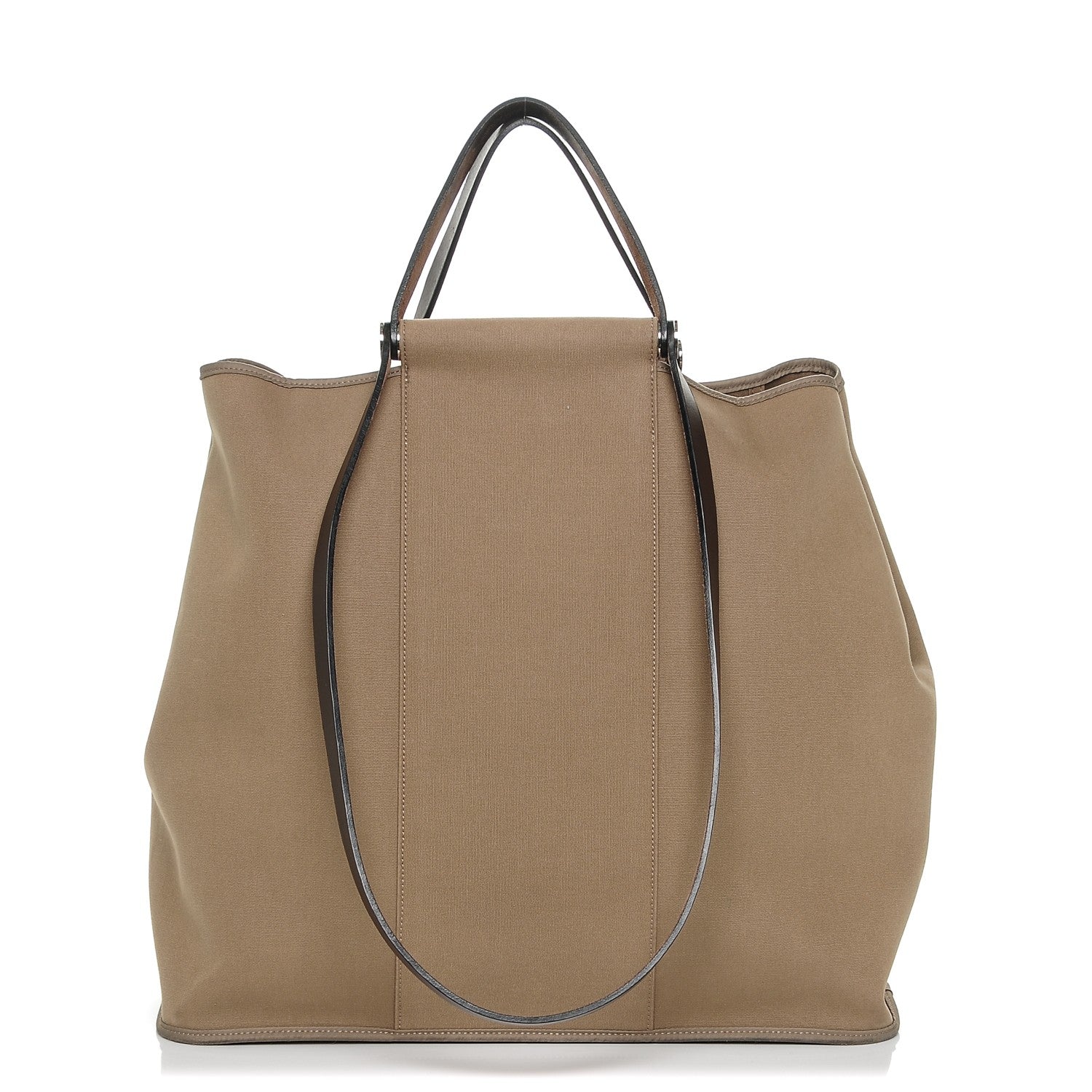 Hermes Toile Cabag Twist 42 GM Etoupe 1 of 9