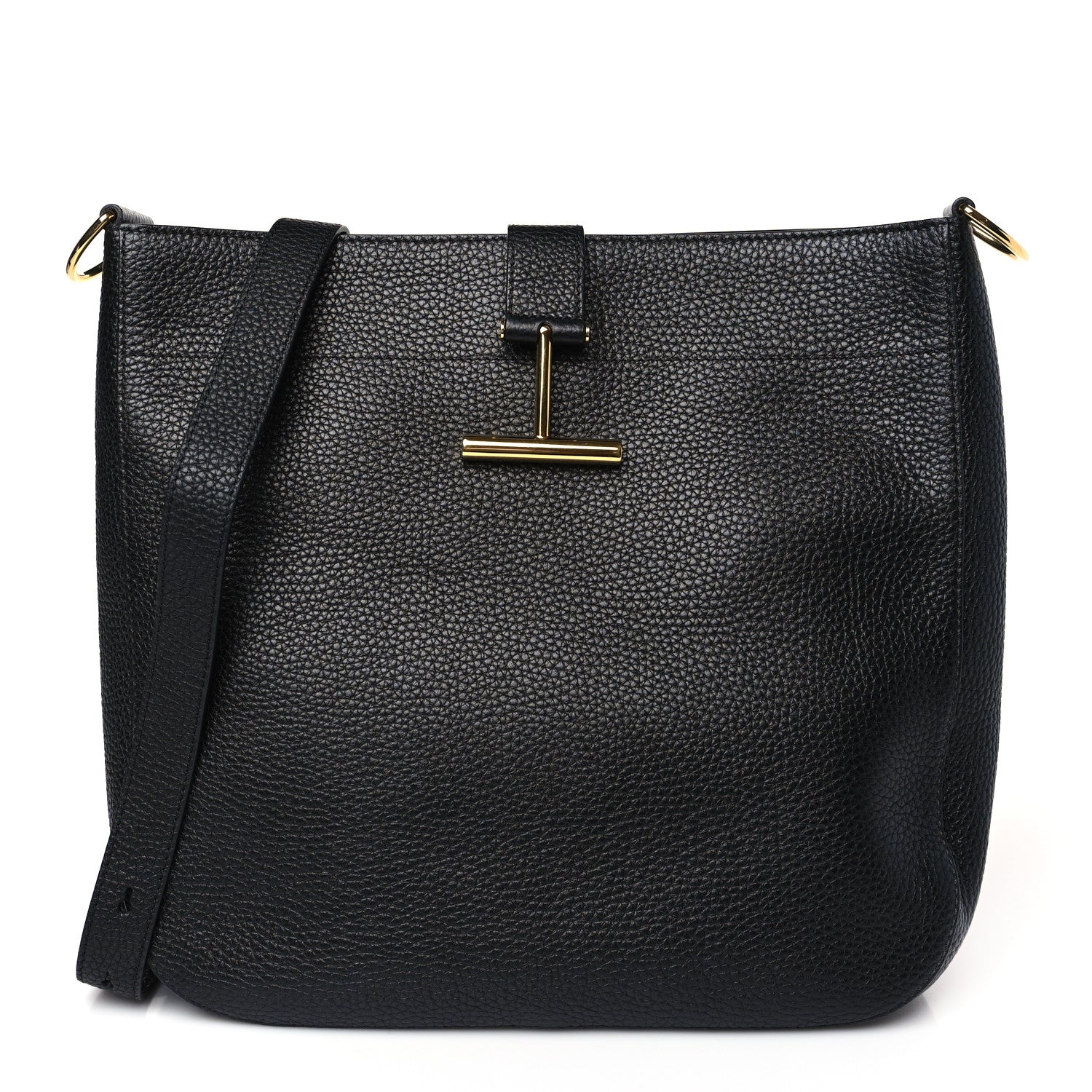 Tom Ford Calfskin Tara Hobo Black 1 of 8