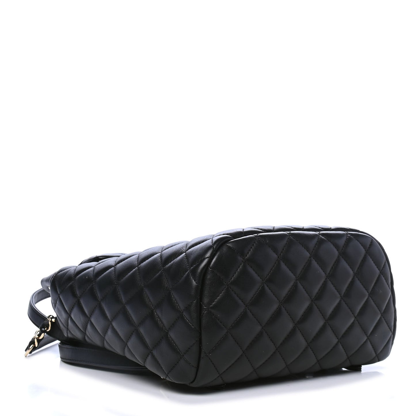 Lambskin Quilted Small Urban Spirit Backpack Black
