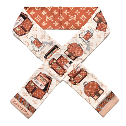 Louis Vuitton Silk Monogram Fall For You Bandeau Brown 1 of 7