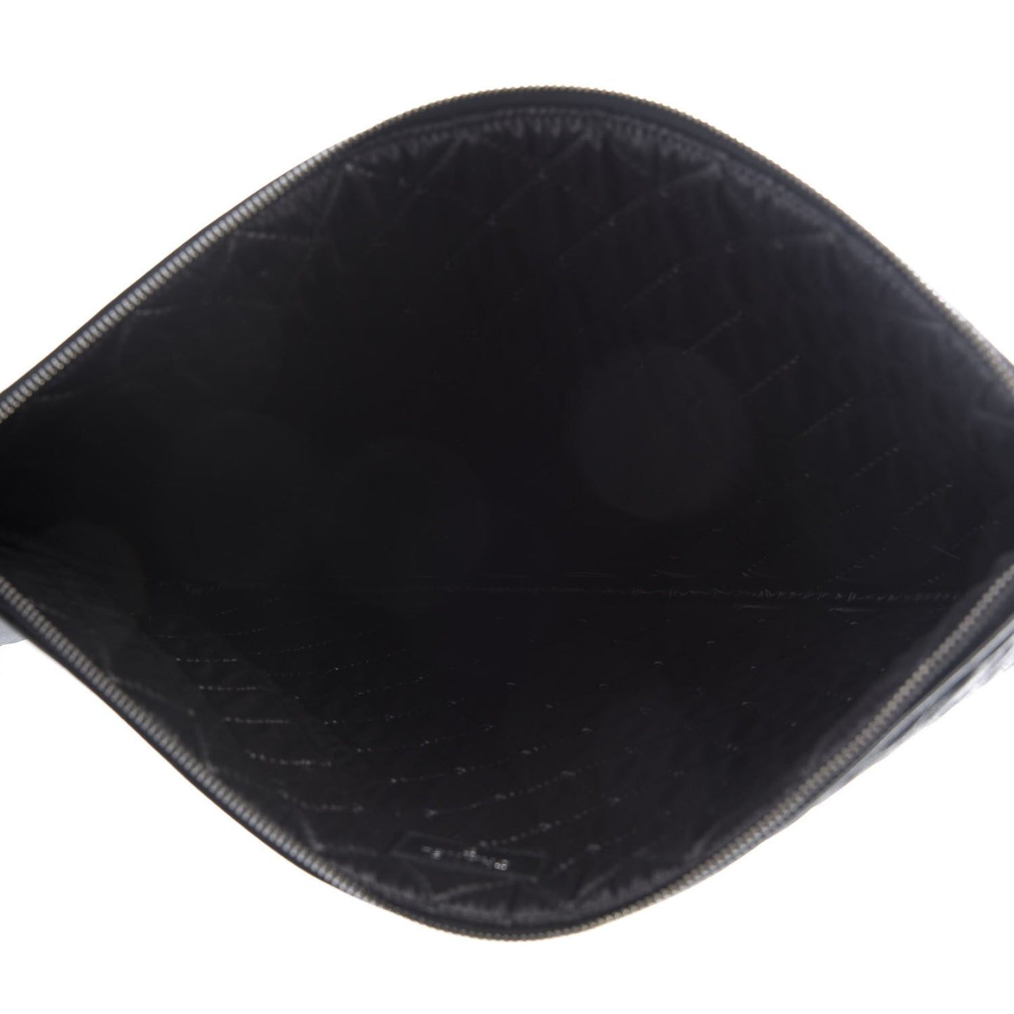Caviar Quilted Large Boy Cosmetic Case Black