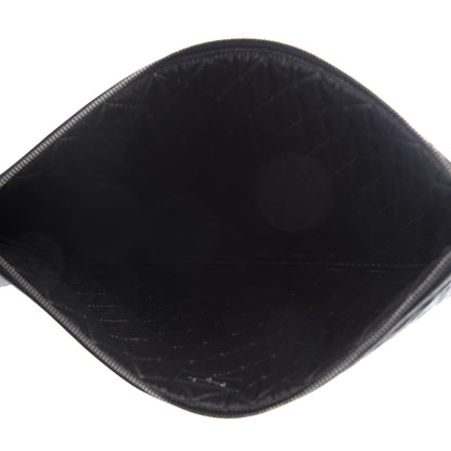 Chanel Caviar Quilted Large Boy Cosmetic Case Black 5 of 9
