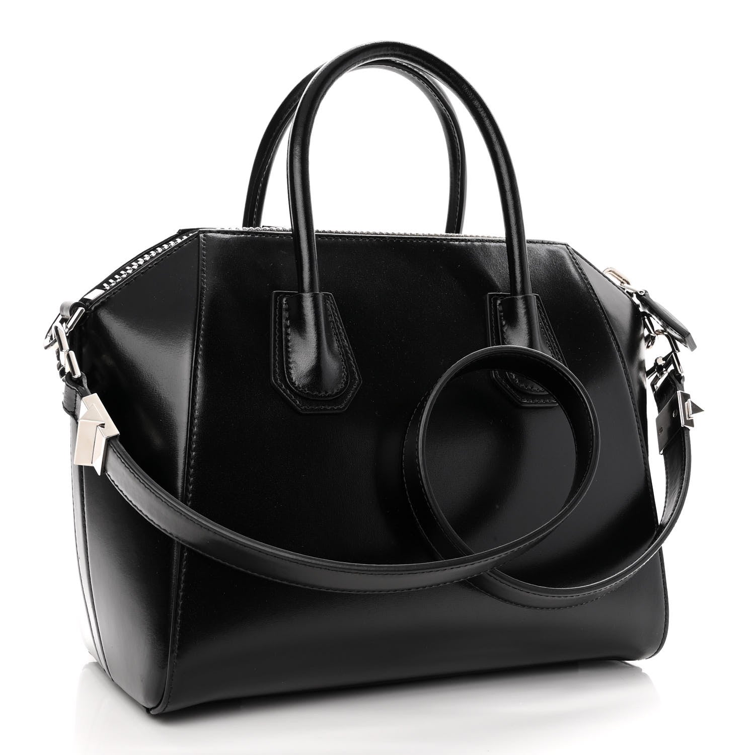 Givenchy Shiny Lord Calfskin Small Antigona Black 3 of 11