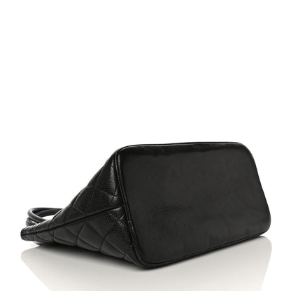 Chanel Caviar Quilted Medallion Tote Black 4 of 24