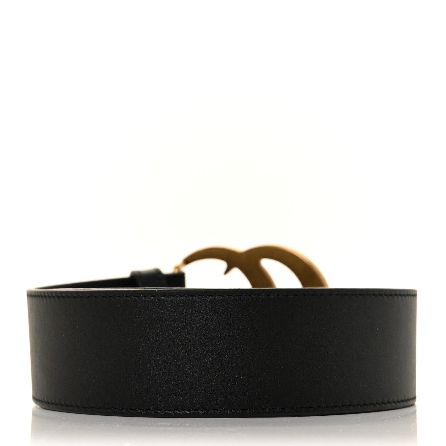 Gucci Calfskin Double G 40mm Belt 80 32 Black 2 of 4