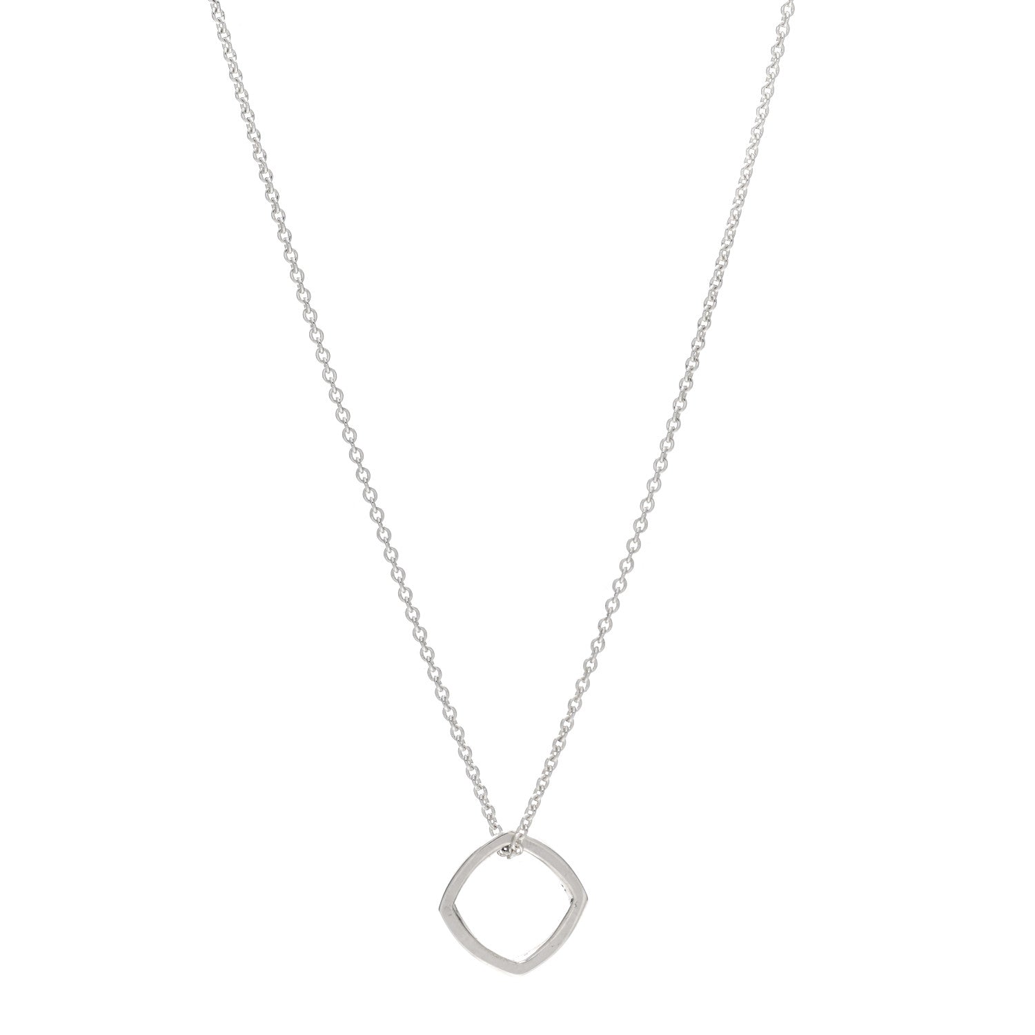 Tiffany Sterling Silver Frank Gehry Torque Pendant Necklace 1 of 5
