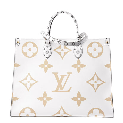 Louis Vuitton Monogram Giant Onthego GM Kaki Beige 1 of 10